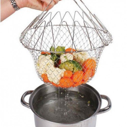 Round Fry Basket Colanders Strainers Cooking Tools