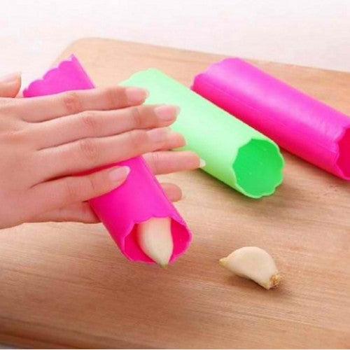 Cooking Tools Vegetable Spiral Slicer  -  Silicone Garlic Peeler Peel